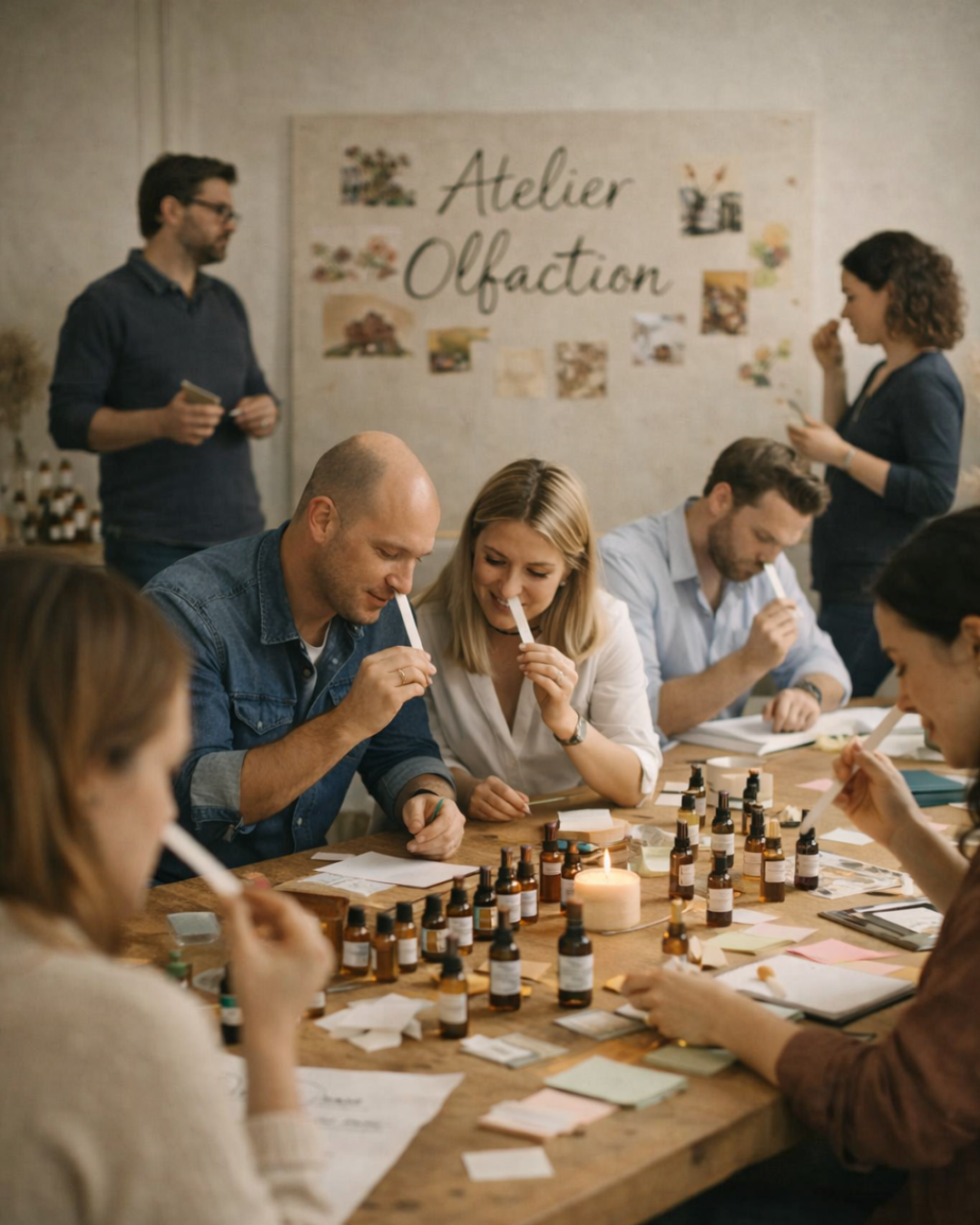 Atelier parfum team building entreprise