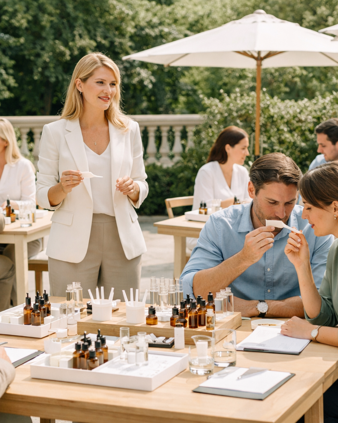 Atelier parfum team building entreprise